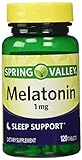 Spring Valley - Melatonin 1 mg, 120 Tablets