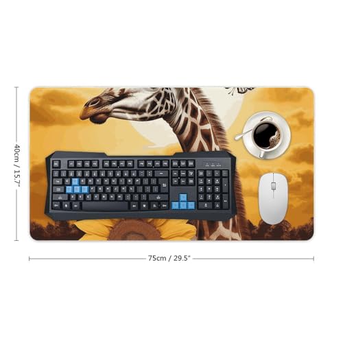 Grand tapis de souris de jeu protégeant le poignet et le bureau - 2