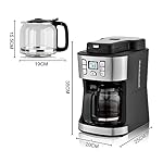 QJRGUY Machine Home Multi-Functional Automatic Drip Coffee Thermal Insulation Grinding Bean - Image 5