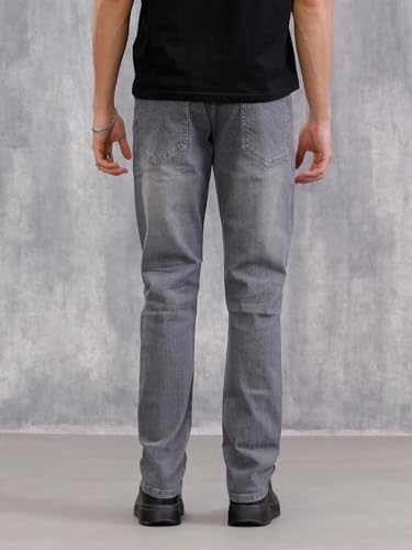 Image of WROGN Men's Slim Fit Jeans | Mid Rise | Jeans for Man
