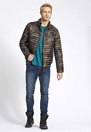 khujo Herren Jacke Elian 2414JK173 Dark Gray-Print M