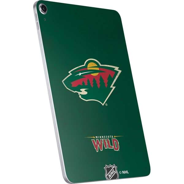 Skinit Decal Tablet Skin Compatible with iPad 11th Gen (2025) - Officially Licensed NHL Minnesota Wild Distressed Design