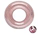 Jjxista Anello da Nuoto Trasparente Anello da Nuoto Sport Piscina Gonfiabile Cerchio Piscina Galleggiante Ispessito Anello da Nuoto Anello Durevole Premium da Nuoto Estivo da Ginnastica con Manico