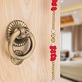 COMPASS Gulf Flower Door Knocker | Gulf Flower Shape Door Knocker | Handmade Door Knocker for Front Door Brass | 6' | Pack of 1