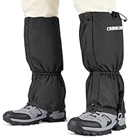 CAMULAND Polainas de pierna para hombres y mujeres, polainas de nieve duraderas Oxford 900D resistentes al agua para caza y senderismo, polainas ajustables y transpirables para botas, correr por