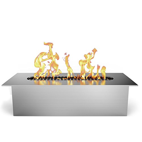 Regal Flame Slim 8 Inch Bio Ethanol Fireplace Burner Insert .5 Liter. All Types of Indoor, Gas Inserts, Ventless & Vent Free, Electric, or Outdoor Fireplaces & Fire Pits. - Thumbnail 5