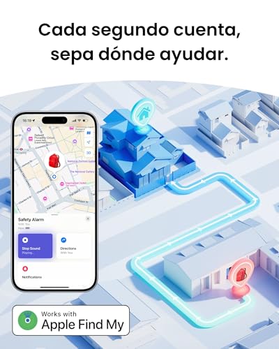 Alarma de Seguridad Personal SwitchBot llavero de autodefensa con sirena 130dB impermeable negro 6