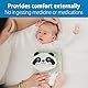 Dr. Brown’s Säugling Gripebelt zur Koliklinderung, beheizter Bauchwickel, Baby Puckgürtel zur Gasentlastung, natürliche Linderung für verärgerten Bauch bei Babys und Kleinkindern, Panda, 0-3m
