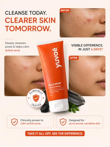 Image of Take It All Off Daily Reset Face Cleanser, Deep Cleansing, Brightening & Hydrating, helps barrier repair, Paraben-Free & Sulphate-Free, 100gm