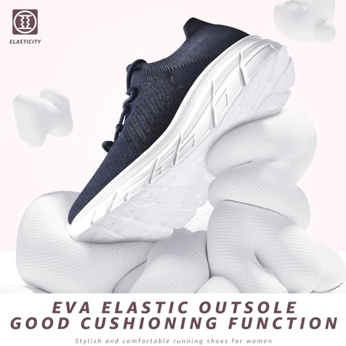 ELAPHURUS Damen Sneaker Turnschuhe Leicht Laufschuhe Sportschuhe Freizeitschuhe Atmungsaktiv Walkingschuhe – Bild 6