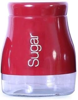 sabichi Sugar Jar, Glass, Cream