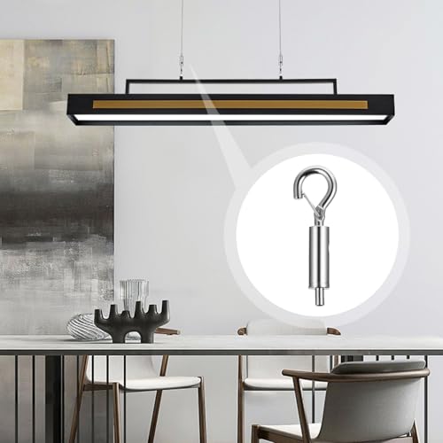 6 piezas tensores de cable de acero con gancho y ojal para hardware de tensión de cuerda de alambre, adecuados para uso pesado y accesorios de cables para suspensión ligera y barandales de cable miniatura 7