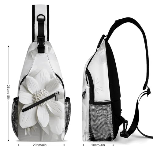 Bolso cruzado casual estilo floral para mujer y hombre miniatura 2