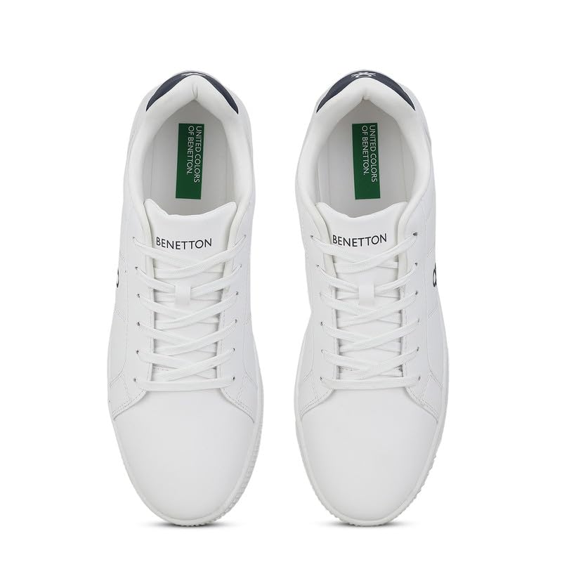 Image of United Colors of Benetton Mens United Colors of Benetton Solid Lace-up Basic Knot Sneakers Sneaker