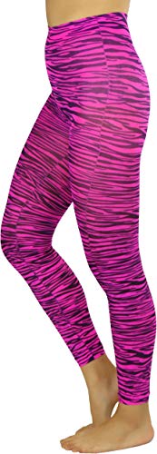 Image of ToBeInStyle Women's Footless Opaque Animal Zebra Tiger Tights Hosiery