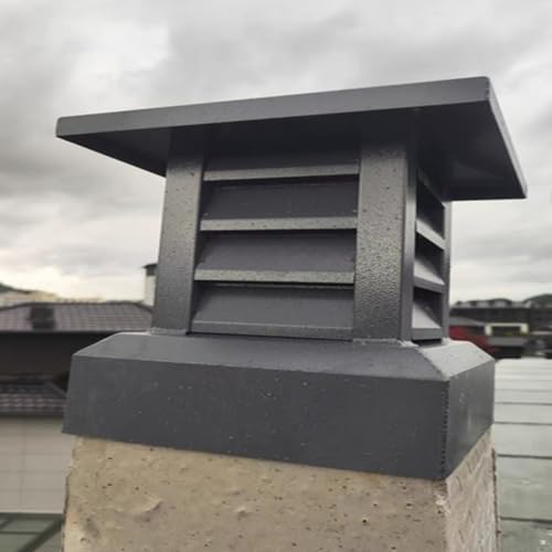 Couvercle de cheminée en alliage d'aluminium durable de 25cm - 6