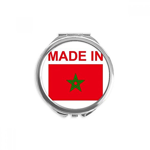 Miroir de poche Maroc rond pour maquillage sans encombrement