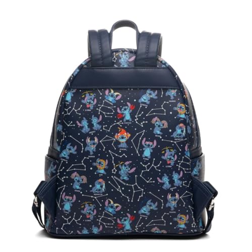 Loungefly Disney Lilo & Stitch Zodiac Glow In The Dark All-Over Print Womens Backpack3
