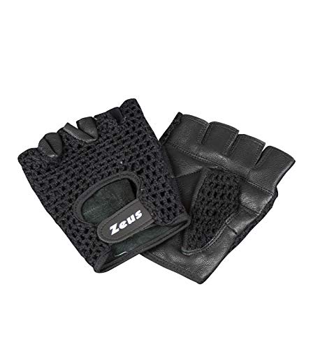 Guantes para gimnasio Zeus Red negro XXL de alta resistencia para entrenamiento