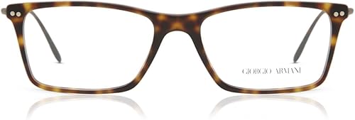 GIORGIO ARMANI AR7037-5089 - Marco para gafas (2.087 in), Habana Oscura Mate