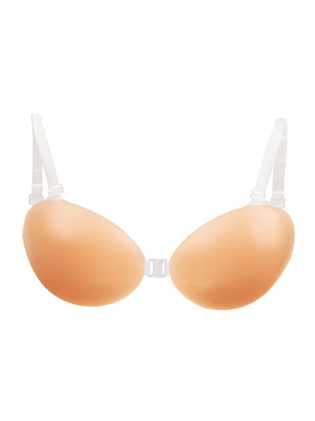 Self Adhesive Bra Sticky Boobs Invisible Straps Breast Uplift Push up Reusable Silicone Bra for Backless Dress | B/C Cup Size.