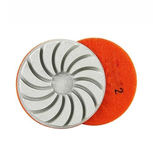 Suelo de hormigón de 3 escalones de 4 pulgadas, 100 mm, 115023003500, paquete de 3 piezas de piedra de nailon de 100 mm, se puede rasgar repetidamente, la molienda áspera es muy rápida (grano 2)
