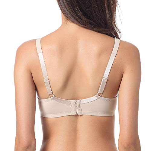 Image of Gratlin Women's Underwire Nursing Bras Support Full Coverage Lightly Padded Maternity Bra for Breastfeeding