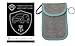 Digital Forensic Evidence U.S. Vet Business - Premium Quiet Seal Suede Universal Vehicle Anti-Theft Suede Faraday Case (X2 Shielding) + Carabiner - Frosted Stone - 1 Pack - All Vehicle Types