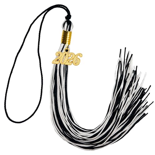 Image of GraduationMall Single&Multiple Color Graduation Tassel with 2026 Year Charm 9 inch