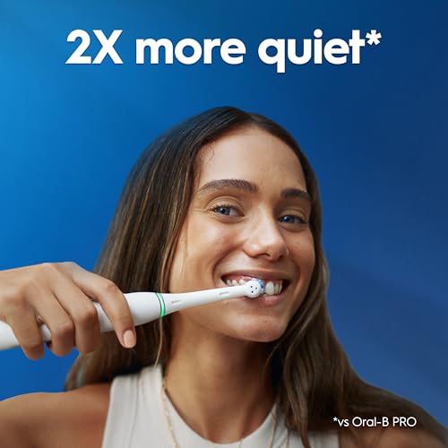 Oral-B iO3 Electric Toothbrushes, Toothbrush for Adults with 1 Toothbrush Head, 1 Travel Case, Ideal Gifts for Women & Men, Blue - 8