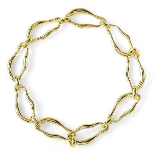 Image of RADLEY 18ct Gold Plated Molten Chain Bracelet