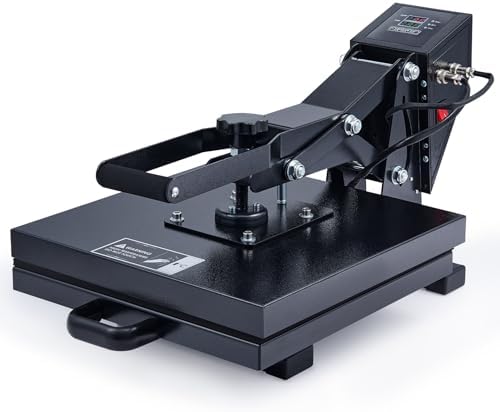 CREWORKS 38x38cm Heat Press Machine for T Shirt, 15"x15" Heat Pre...