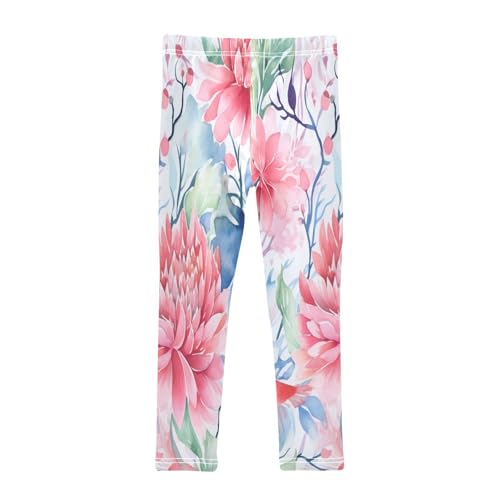 Bolaz Toddler Girls Leggings Printed Yoga Pants Leggings Pink Fish Flower for Kids2