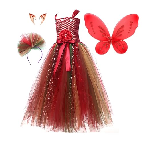 Buhygn Conjunto de disfraz de para niñas, trajes de s para niñas - Traje de Cosplay vestido de - Conjunto de disfraz de, vestido de, de Halloween, ropa de vestir