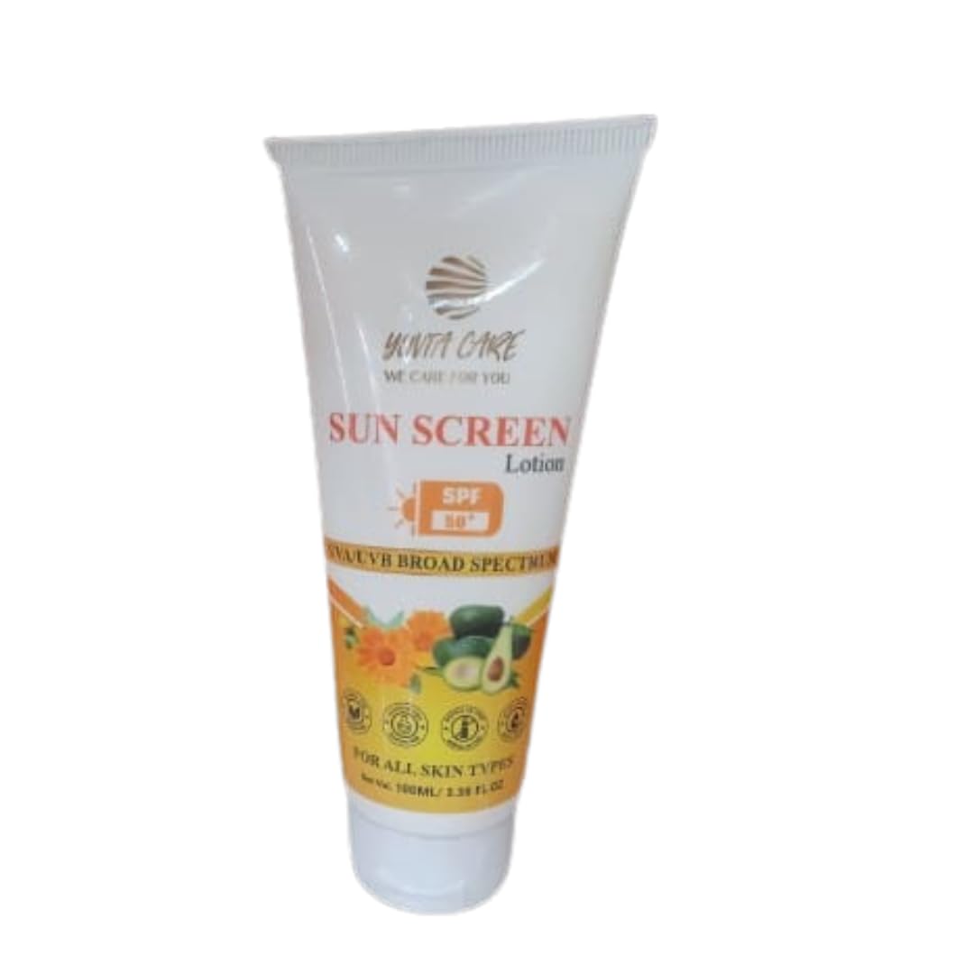 Yuvta Care Sun Protection SPF 50 Sunscreen – Broad-Spectrum Sunscreen for All-Day Defense and Hydration, 100ml