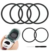 Joshey 6 Pack Rubber Seal Replacement Gaskets, Compatible with Owala Freesip 16/19/24/25/32/40oz ...