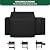 BXDZCOVRRS Grill Cover Fits for Char-Griller Outlaw 3724, E2137, Pro Deluxe 2735 Grill, Expandable BBQ Grill Cover 600D Heavy Duty Charcoal Grill Cover Waterproof Outdoor Grilling Cover, Model 3737