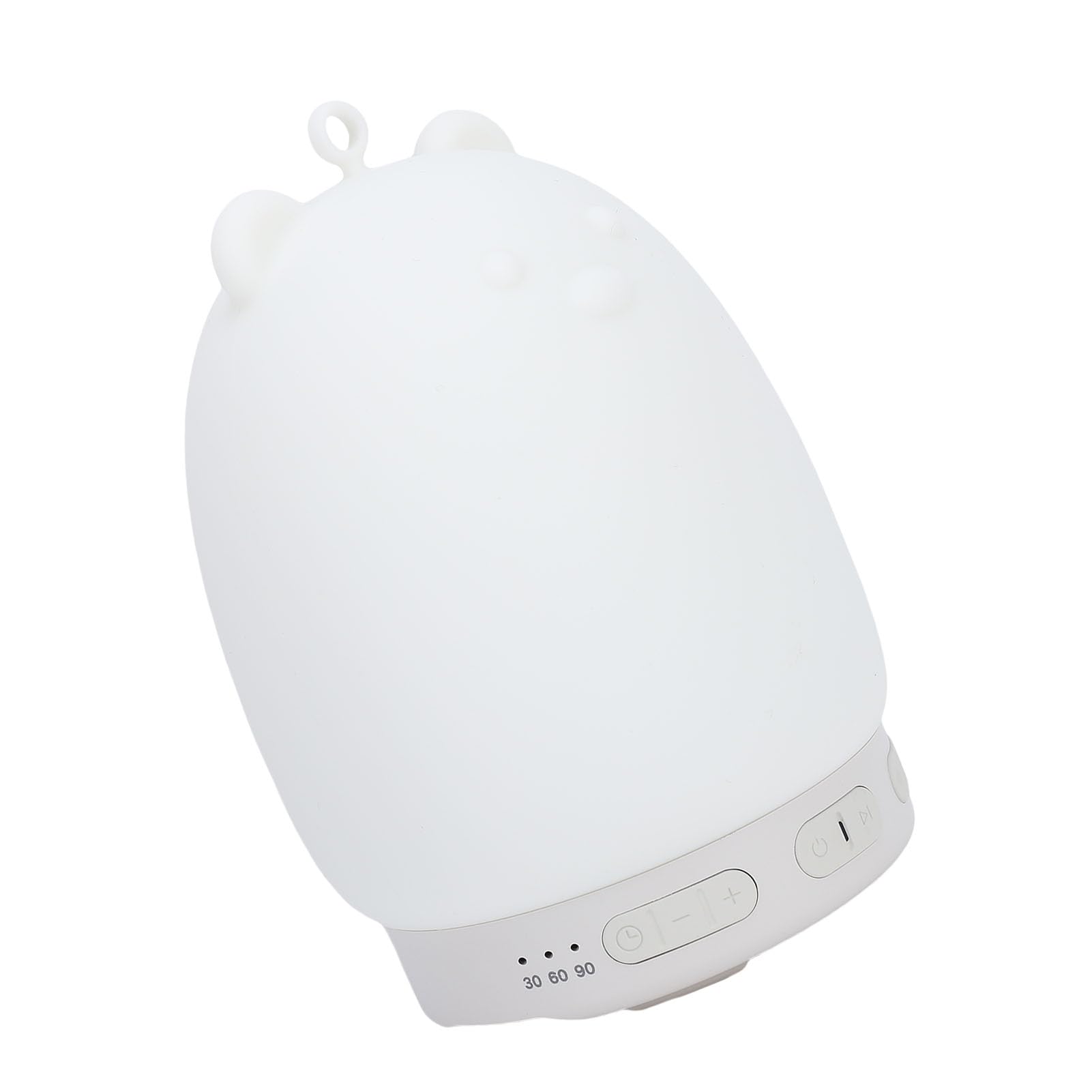 Baby Cute Bear Sound Machine, Kabellos Weiches Silikon-Nachtlicht, Lautsprecher, White Noise Machine, 31 Soundoptionen, 3-stufig Dimmbare Maschine mit Baby-Schlaffunktion,