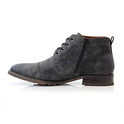 Image of Ferro Aldo Men's Ankle Boots | Lace-Up Cap Toe Chukka Style Dress Boot | Casual Fashion for Work