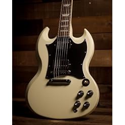 Gibson SG Standard Classic White – Guitare Électrique Double Coupe - Les Beatles, Paul McCartney, John Lennon, RIngo Starr, George Harrison Gibson SG Standard Classic White - Guitare Électrique Double Coupe – Image 5