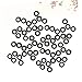 BRIGHTFUFU 100pcs Professional Dart Rod Round Pad Black Rubber Gasket Easy Install Non-Slip for Game Competition