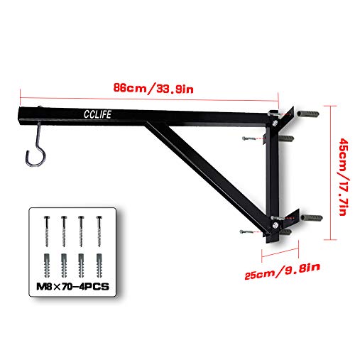 CCLIFE Sacco da Boxe Supporto da Parete Supporto