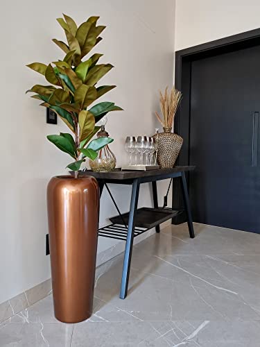 Vaso Vitrificado Fibra De Vidro Estilo Vietnamita 100x35cm (Cobre)