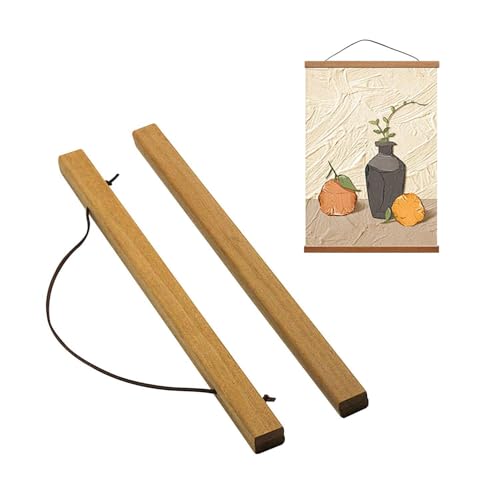 1 Pièce Porte-Photo Suspendu, Rouleau De Suspension Magnétique, Porte-Affiche, Cadre D'Affiche Décoratif, Rouleau De Suspension Magnétique Pour Toile, Affiche, Photo, Photo Suspendue