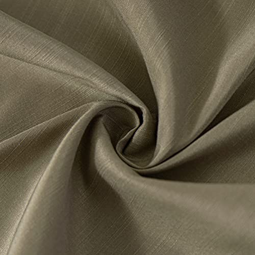 image for Biscaynebay Wrap Around Bed Skirts for Queen Beds 15 Inches Drop, Taup