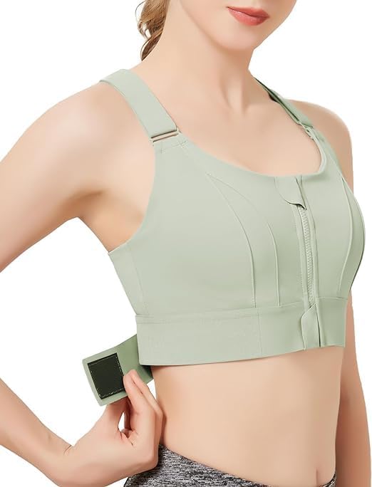 Women's Fitness Yoga Push up Sports Non-Wired Bra for Womens Gym Running Padded Tank Top Athletic Vest Underwear Shockproof Strappy Sport Bra-image-4