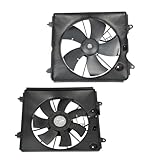 munirater 2-Pack Radiator Cooling Fan Assembly Replacement for 2007 2008 2009 CR-V 2.4l L4 Left/Right HO3120102 HO3110116 19015RZAA01 38615RZAA01