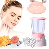 Face Mask Maker Machine Kit - Professional DIY Face Mask Machine for Fruit & Vegetable Mask - Natural Facial Mask Machine Maker for Healthy DIY Homemade Face Mask - Automatic Fruit Mask Machine (Pink)