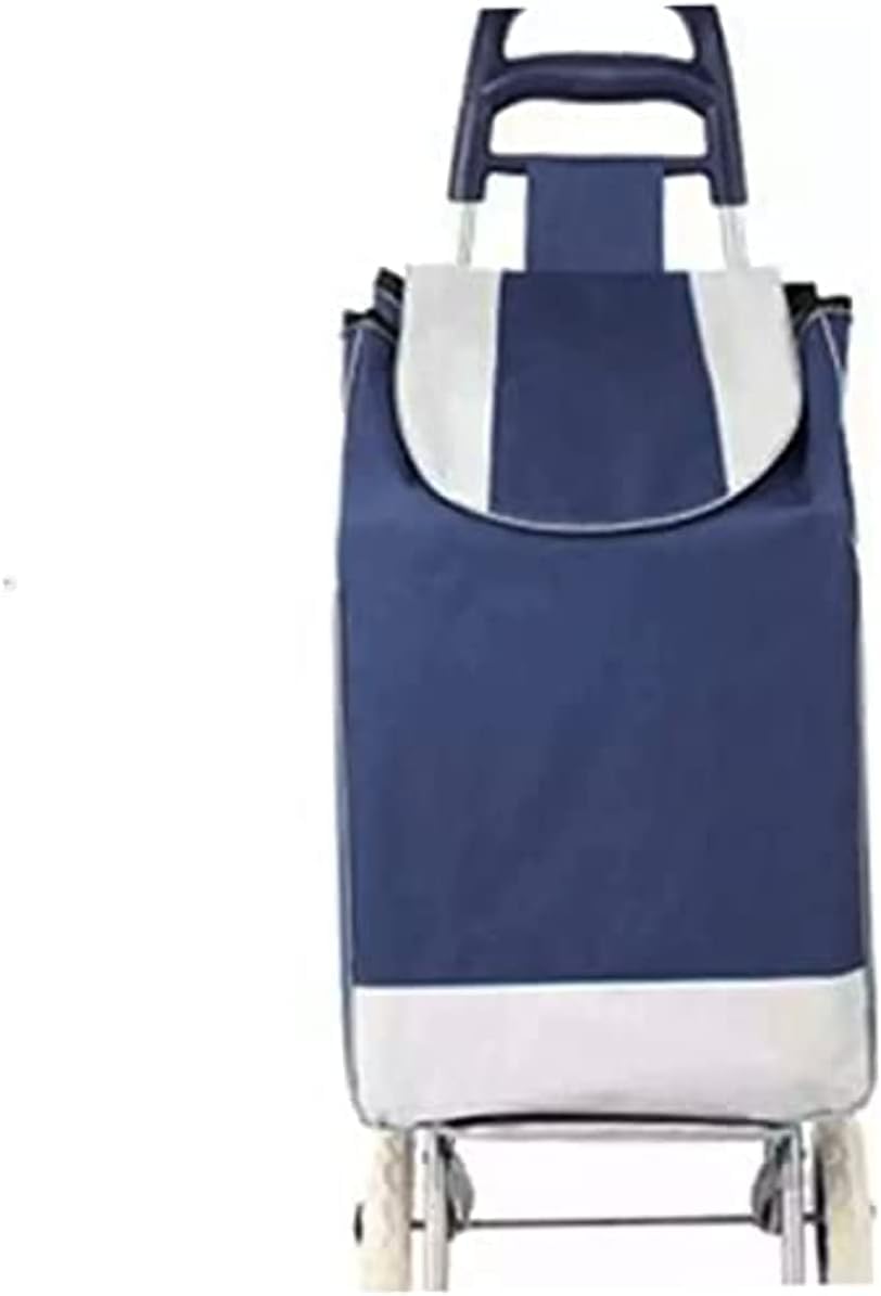 Panier Sac De Remplacement-Portable Étanche Oxford Tissu Panier Chariot Sacs Chariot Accessoires (Bleu)