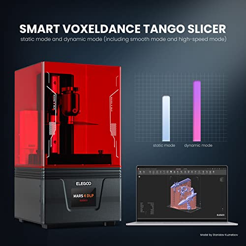 ELEGOO Mars 4 DLP 3D Printer and ELEGOO Mercury XS Bundle Washing and Curing Station